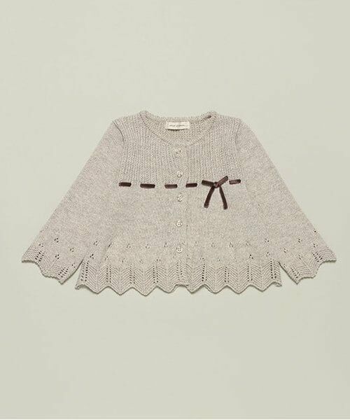 sense of wonder / センス オブ ワンダー カーディガン・ボレロ | 【オーガニック】タムボレロ（ライト グレー）