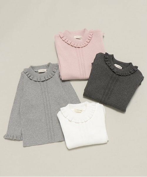 sense of wonder / センス オブ ワンダー ニット・セーター | フリル衿リブセーター | 詳細5