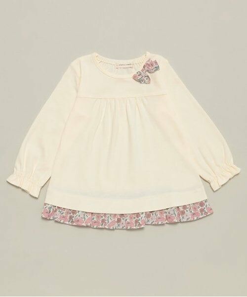 sense of wonder / センス オブ ワンダー Tシャツ | リバティリボンTシャツ（ECRU(キナリ)）