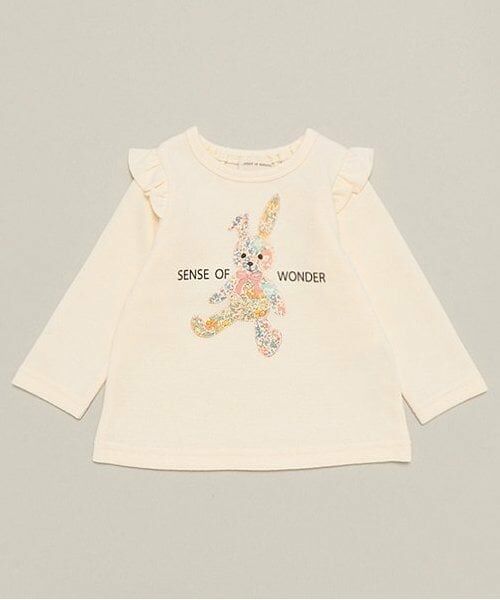 sense of wonder / センス オブ ワンダー Tシャツ | リバティウサギプルオーバー（ECRU(キナリ)）