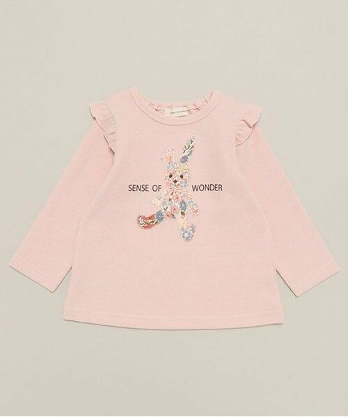sense of wonder / センス オブ ワンダー Tシャツ | リバティウサギプルオーバー（ピンク）