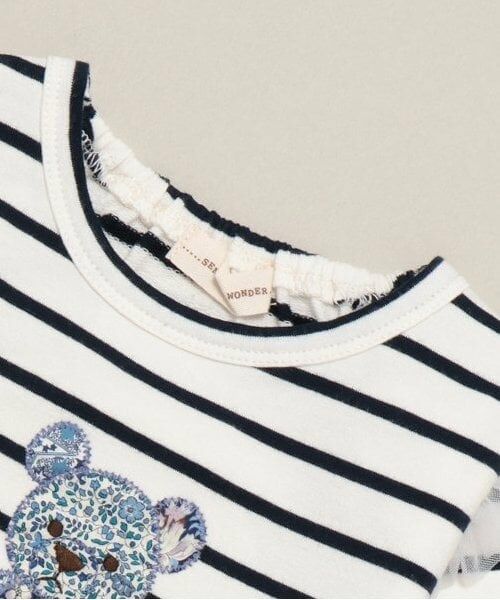 sense of wonder / センス オブ ワンダー Tシャツ | リバティくまボーダープルオーバー | 詳細2