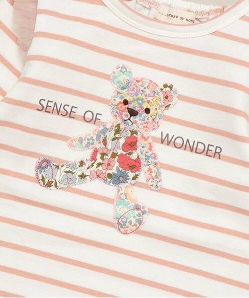 sense of wonder / センス オブ ワンダー Tシャツ | リバティくまボーダープルオーバー | 詳細3