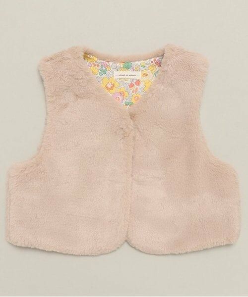 sense of wonder / センス オブ ワンダー カーディガン・ボレロ | リバティファーベスト（ベージュ）