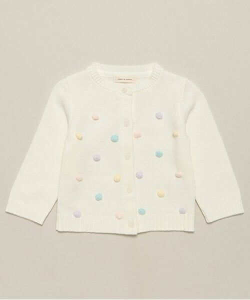 sense of wonder / センス オブ ワンダー カーディガン・ボレロ | カラフルポンポンカーディガン（アイボリー）