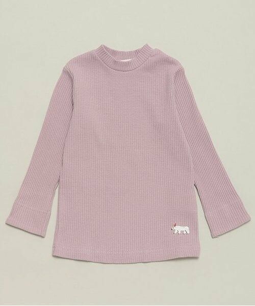 sense of wonder / センス オブ ワンダー Tシャツ | テレコ長袖Tシャツ（ラベンダー）