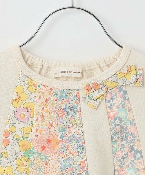 sense of wonder / センス オブ ワンダー スウェット | リバティファブリックパッチワークトレーナー | 詳細2