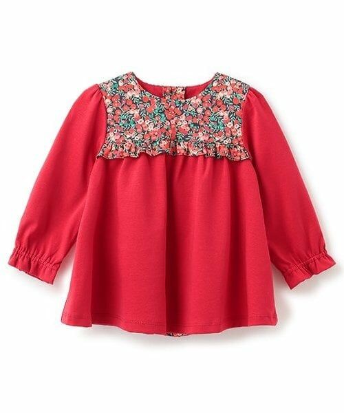 sense of wonder / センス オブ ワンダー その他トップス | リバティファブリックヨークチュニック（赤）