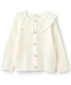 sense of wonder / センス オブ ワンダー カーディガン・ボレロ | 衿フリルカーデイガン