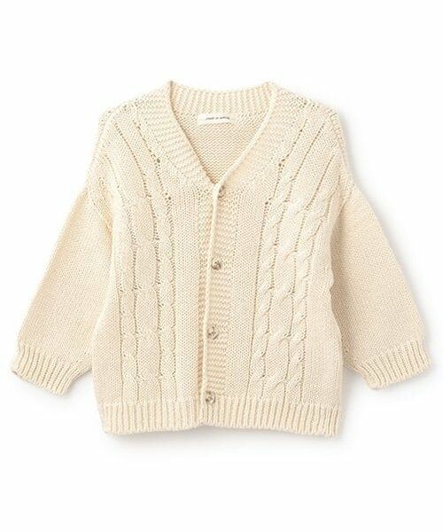 sense of wonder / センス オブ ワンダー カーディガン・ボレロ | 【オーガニック】タムワイドカーディガン（ECRU(キナリ)）