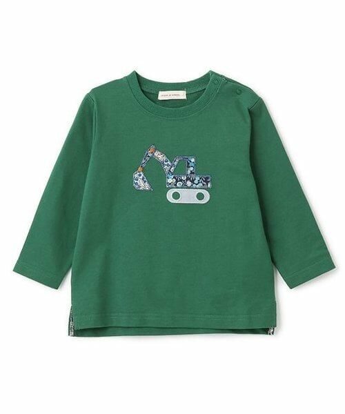 sense of wonder / センス オブ ワンダー スウェット | リバティファブリック働くクルマトレーナー（ディープ グリーン）