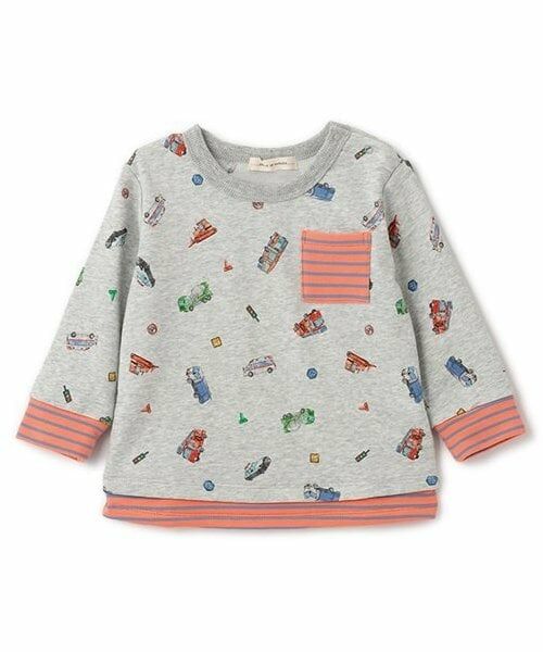 sense of wonder / センス オブ ワンダー スウェット | 働くクルマ柄トレーナー（ライト グレー）