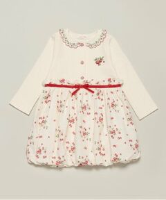 sense of wonder / センス オブ ワンダー ミニ丈・ひざ丈ワンピース | 野イチゴ長袖バルーンワンピース