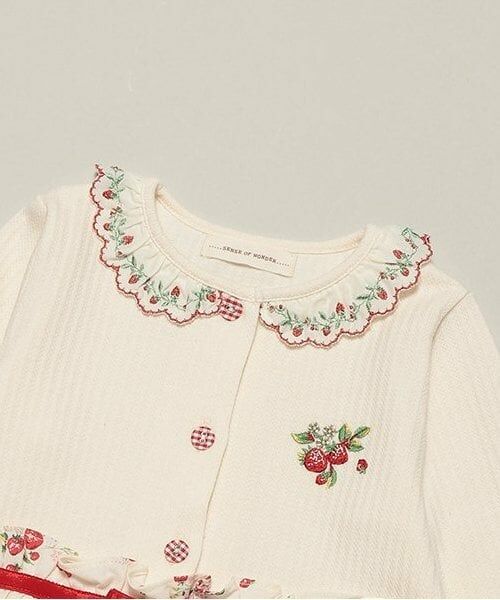 sense of wonder / センス オブ ワンダー ミニ丈・ひざ丈ワンピース | 野イチゴ長袖バルーンワンピース | 詳細2