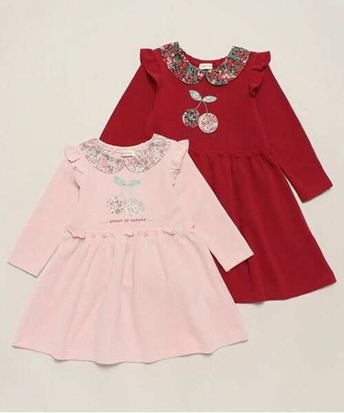 sense of wonder / センス オブ ワンダー ミニ丈・ひざ丈ワンピース | リバティチェリーワンピース | 詳細8