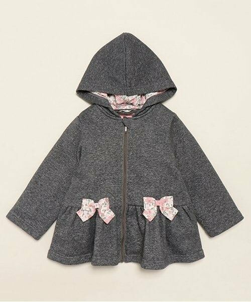 sense of wonder / センス オブ ワンダー ブルゾン | ラメ裏毛3WAYブルゾン（チャコール）