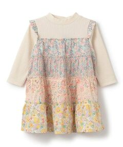 sense of wonder / センス オブ ワンダー ミニ丈・ひざ丈ワンピース | リバティファブリックティアードワンピース