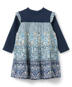 sense of wonder / センス オブ ワンダー ミニ丈・ひざ丈ワンピース | リバティファブリックティアードワンピース