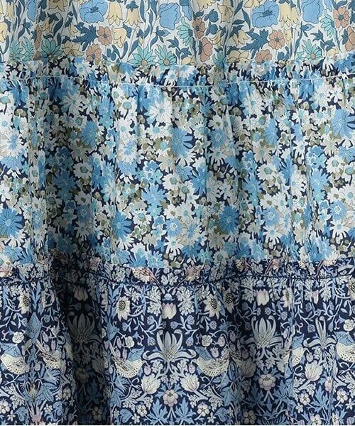 sense of wonder / センス オブ ワンダー ミニ丈・ひざ丈ワンピース | リバティファブリックティアードワンピース | 詳細6