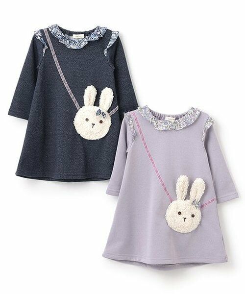 sense of wonder / センス オブ ワンダー ミニ丈・ひざ丈ワンピース | ウサギポシェットワンピース | 詳細10