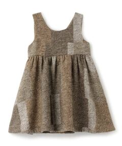 パッチワークチェックジャンパースカート