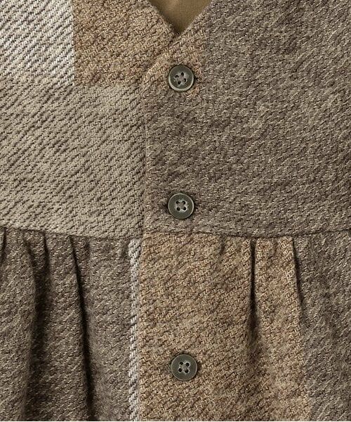 sense of wonder / センス オブ ワンダー ミニ丈・ひざ丈ワンピース | パッチワークチェックジャンパースカート | 詳細6