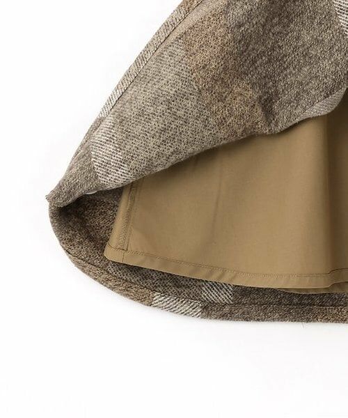 sense of wonder / センス オブ ワンダー ミニ丈・ひざ丈ワンピース | パッチワークチェックジャンパースカート | 詳細7