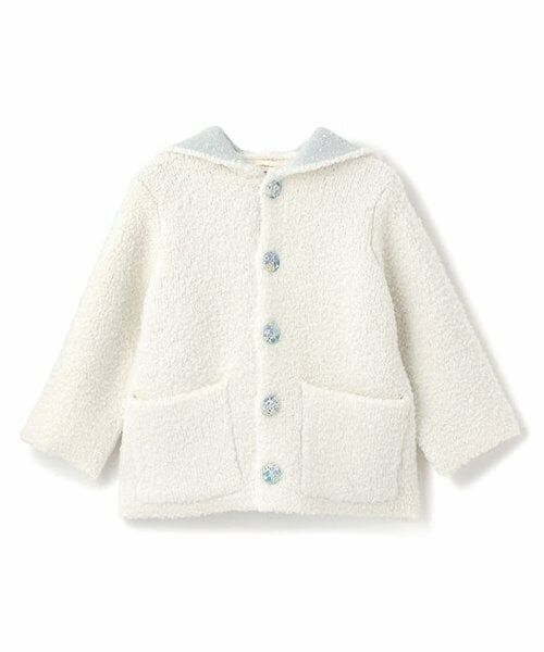 sense of wonder / センス オブ ワンダー その他アウター | ブークレーニットコート（ECRU(キナリ)）