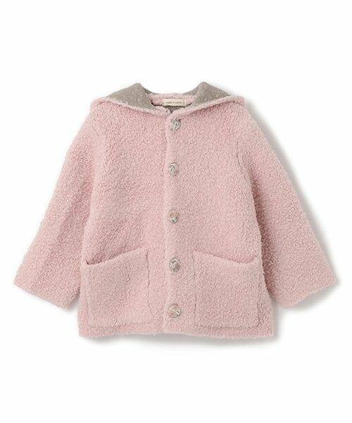 sense of wonder / センス オブ ワンダー その他アウター | ブークレーニットコート（ピンク）