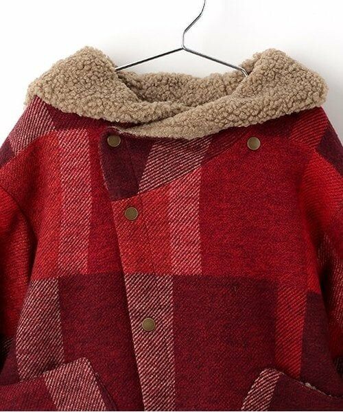 sense of wonder / センス オブ ワンダー その他アウター | パッチワークチェックコート | 詳細3