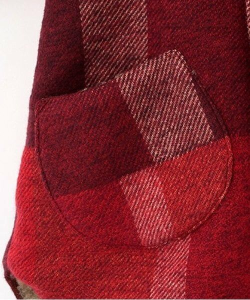 sense of wonder / センス オブ ワンダー その他アウター | パッチワークチェックコート | 詳細5