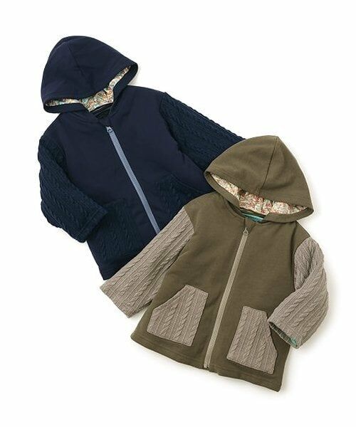 sense of wonder / センス オブ ワンダー ブルゾン | ケーブル袖3WAYブルゾン | 詳細12