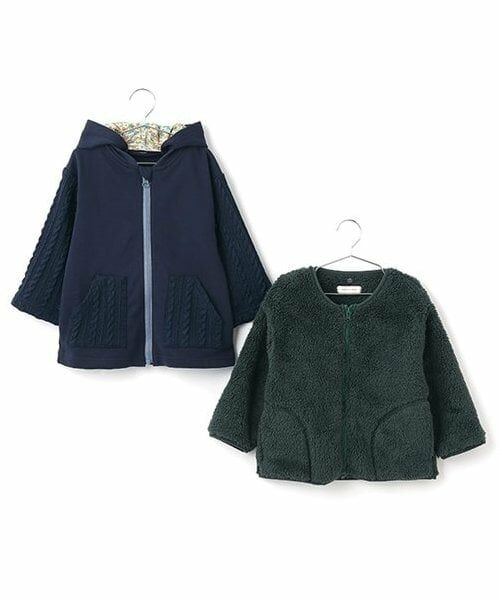 sense of wonder / センス オブ ワンダー ブルゾン | ケーブル袖3WAYブルゾン | 詳細2