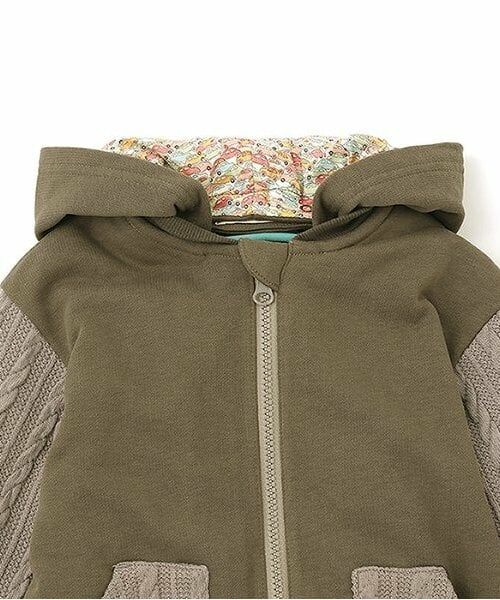 sense of wonder / センス オブ ワンダー ブルゾン | ケーブル袖3WAYブルゾン | 詳細4