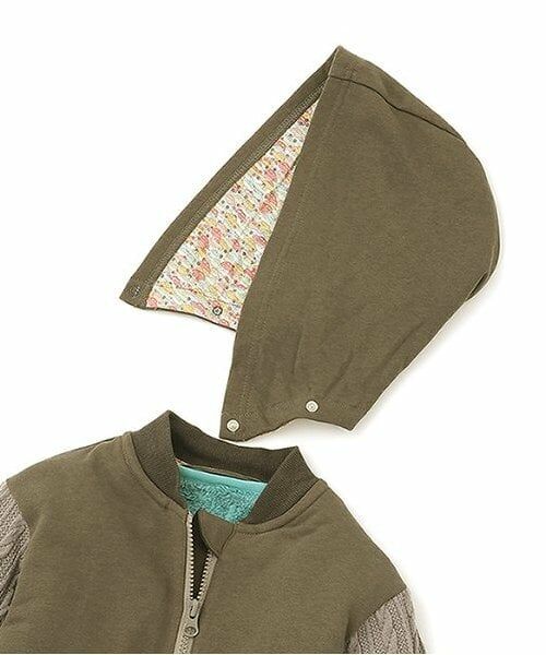 sense of wonder / センス オブ ワンダー ブルゾン | ケーブル袖3WAYブルゾン | 詳細5