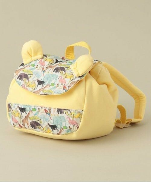 sense of wonder / センス オブ ワンダー リュック・バックパック | リバティファブリッククマ耳ベビーリュック（レモン イエロー）
