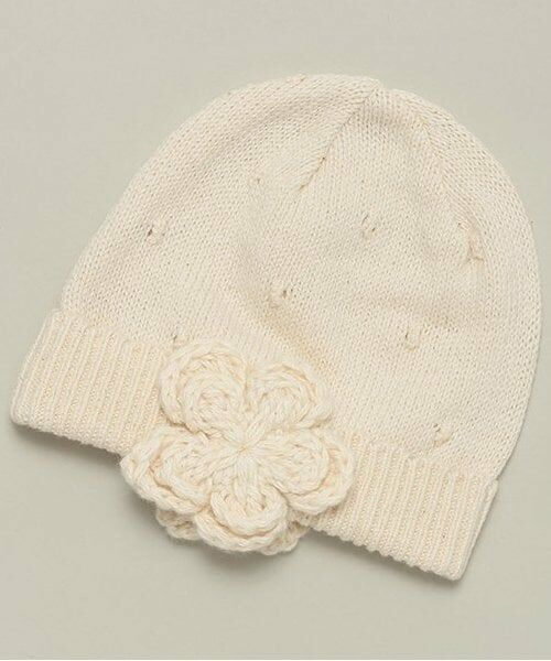 sense of wonder / センス オブ ワンダー ニットキャップ | 【オーガニック】フラワー帽子 | 詳細1