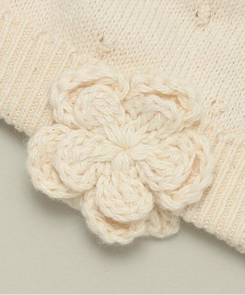 sense of wonder / センス オブ ワンダー ニットキャップ | 【オーガニック】フラワー帽子 | 詳細2