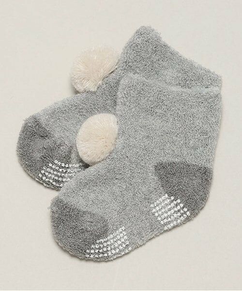 sense of wonder / センス オブ ワンダー ソックス | ベビーパイルソックス（ライト グレー）