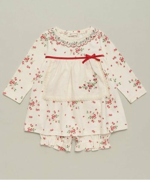 sense of wonder / センス オブ ワンダー ベビー・キッズウエア | 【オーガニック】野イチゴワンピーススーツ | 詳細2