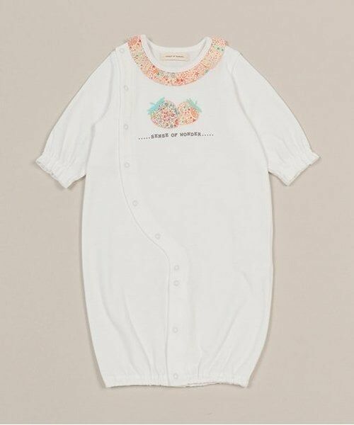 sense of wonder / センス オブ ワンダー ロンパース | リバティイチゴ2WAYオール（オフ ホワイト）