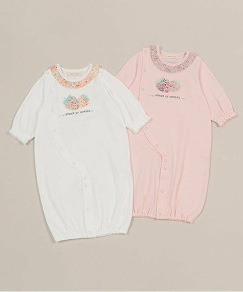 sense of wonder / センス オブ ワンダー ロンパース | リバティイチゴ2WAYオール | 詳細11