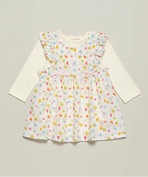 sense of wonder / センス オブ ワンダー ベビー・キッズウエア | ボディスーツ＆ジャンパースカート（ECRU(キナリ)）