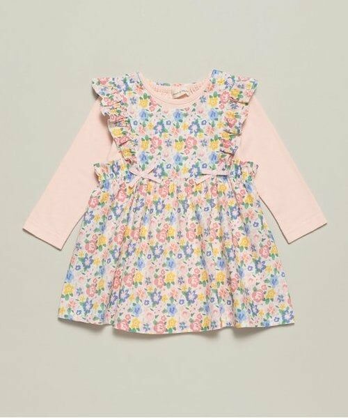 sense of wonder / センス オブ ワンダー ベビー・キッズウエア | ボディスーツ＆ジャンパースカート（ピンク）