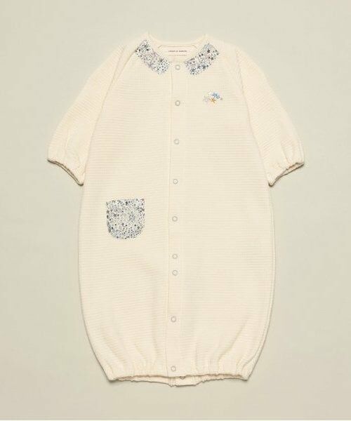 sense of wonder / センス オブ ワンダー ロンパース | 【オーガニック】ワッフル2WAYオール（ECRU(キナリ)）