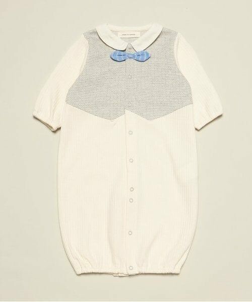 sense of wonder / センス オブ ワンダー ロンパース | レイヤードベスト2WAYオール（ECRU(キナリ)）