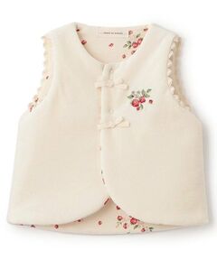 sense of wonder / センス オブ ワンダー ベビー・キッズウエア | 野イチゴ刺しゅうベスト