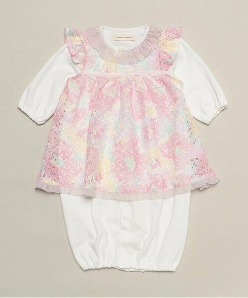 sense of wonder / センス オブ ワンダー ロンパース | フラワーレースエプロン付2WAYオール | 詳細2