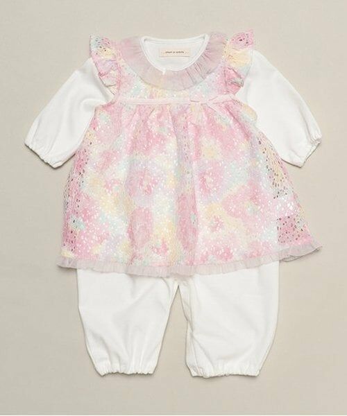 sense of wonder / センス オブ ワンダー ロンパース | フラワーレースエプロン付2WAYオール | 詳細3