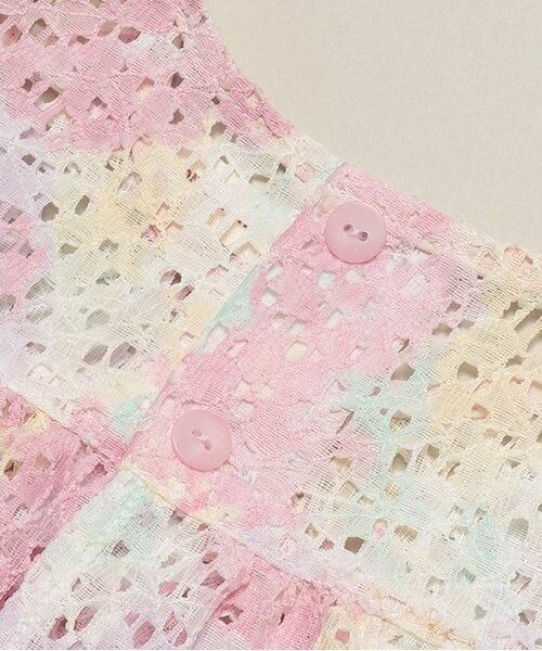 sense of wonder / センス オブ ワンダー ロンパース | フラワーレースエプロン付2WAYオール | 詳細8